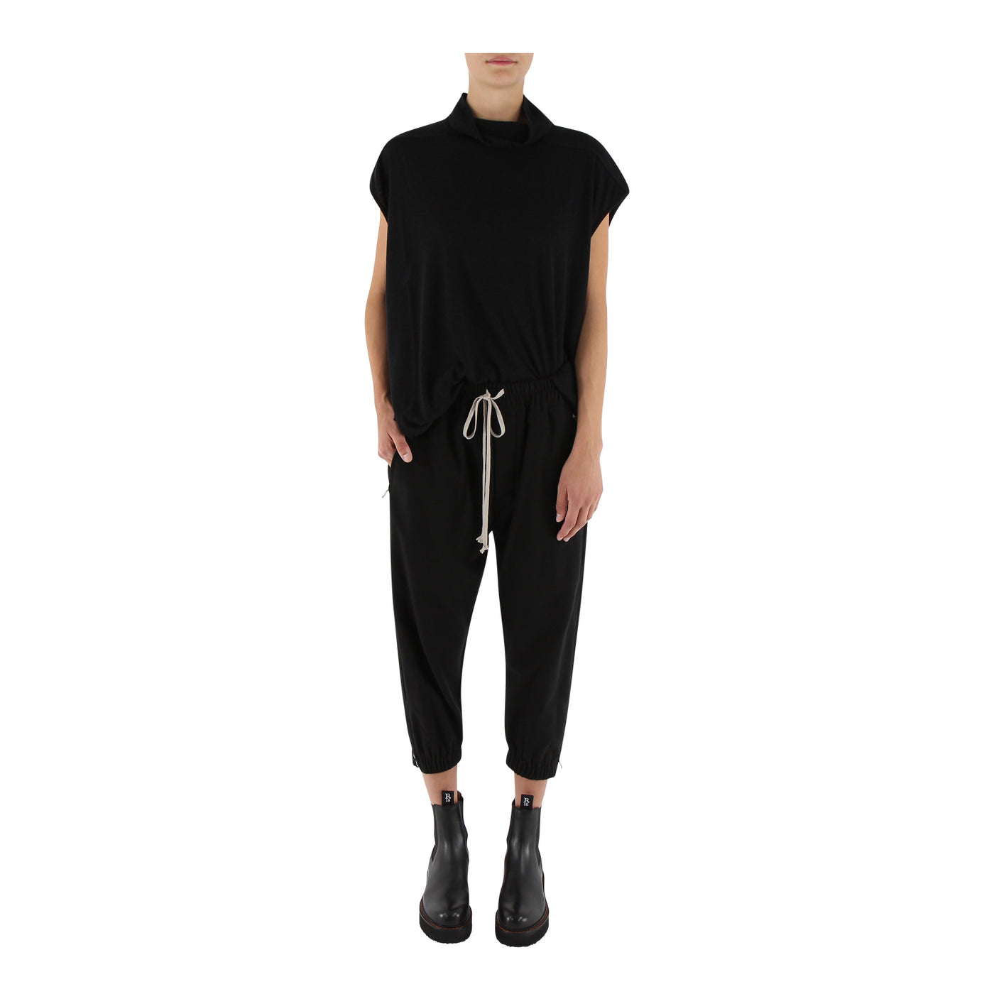 Cropped Trackpants aus Baumwolle