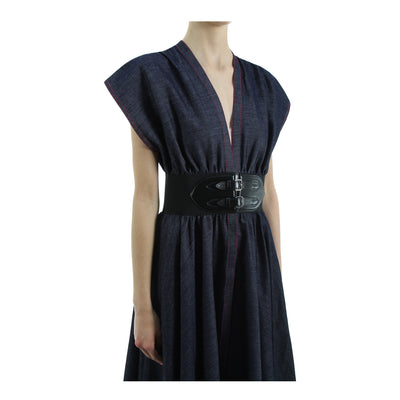 Midikleid aus Denim