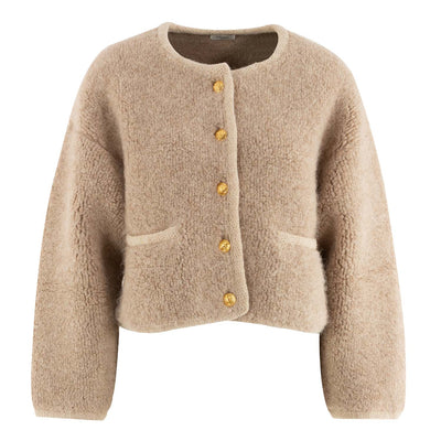 Jacke aus Alpakamix
