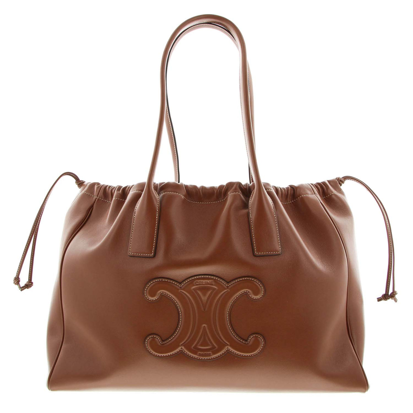 Shopper Drawstring Cuir Triomphe