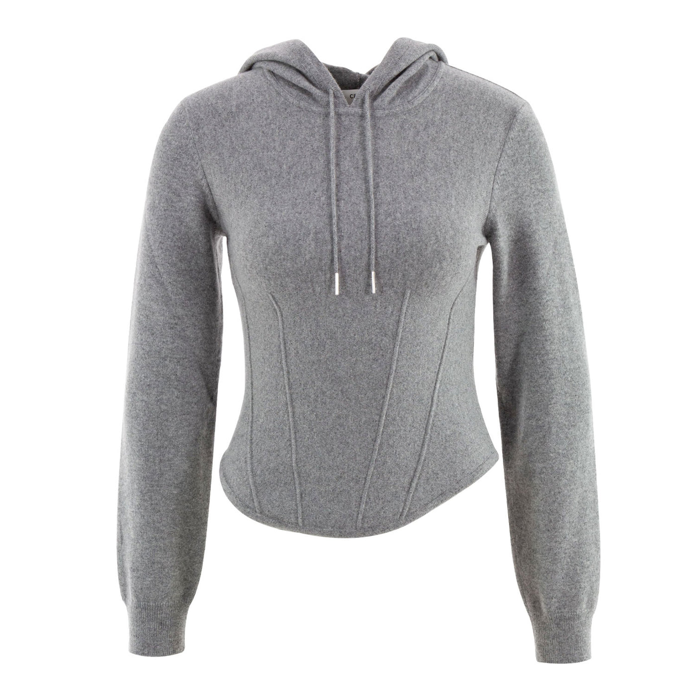 Korsett-Hoodie aus Cashmere
