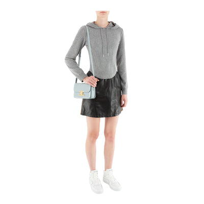 Korsett-Hoodie aus Cashmere