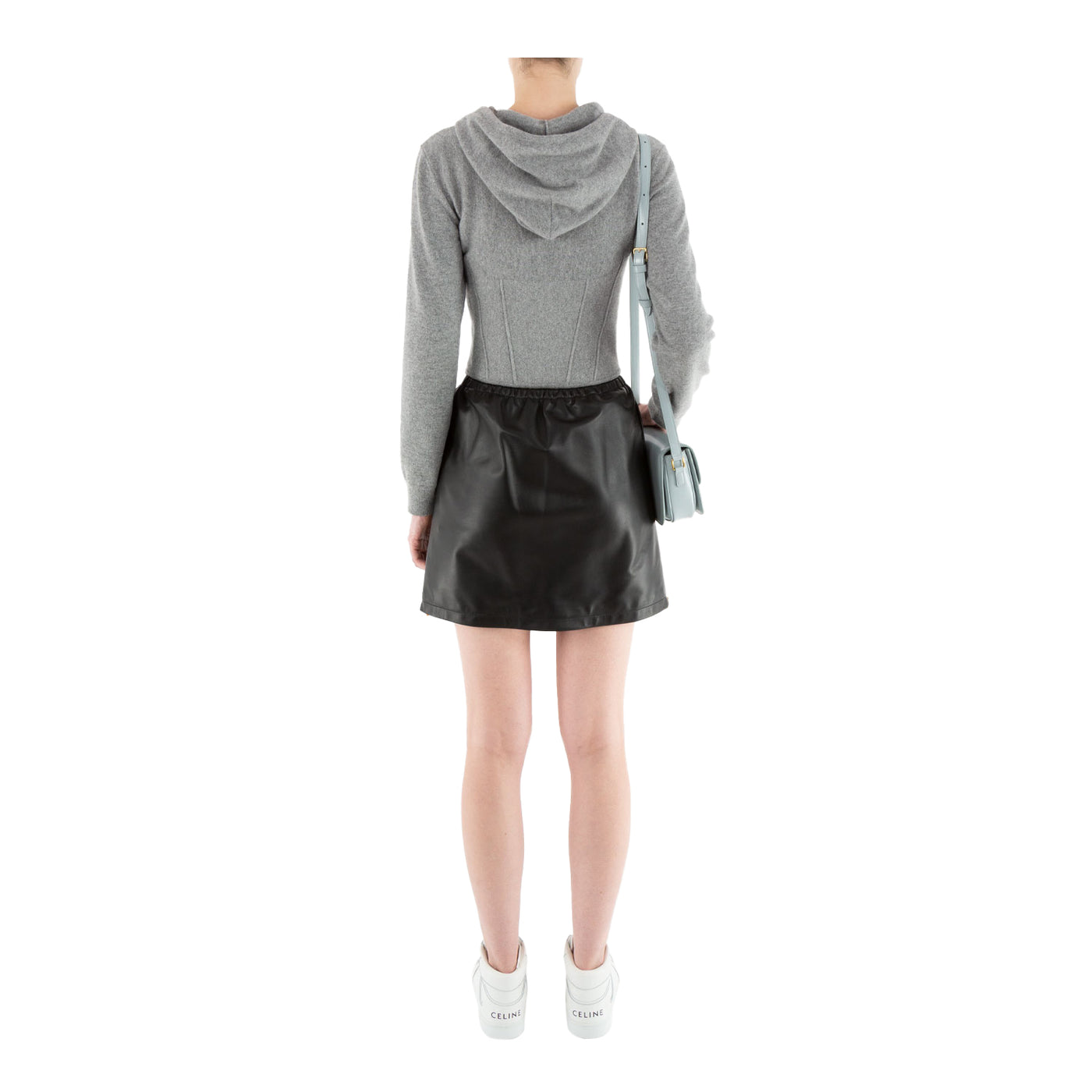 Korsett-Hoodie aus Cashmere