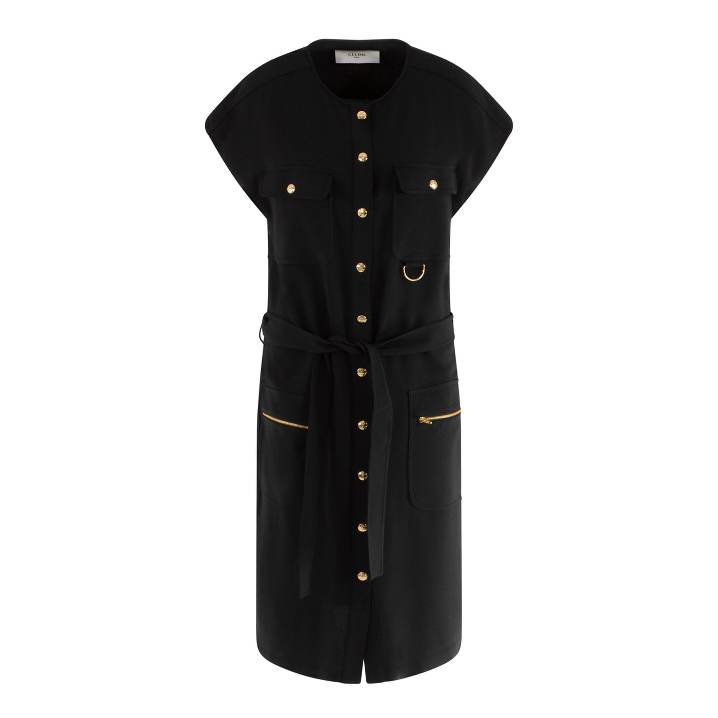 Kleid aus Sablé-Viskose