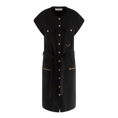 Kleid aus Sablé-Viskose