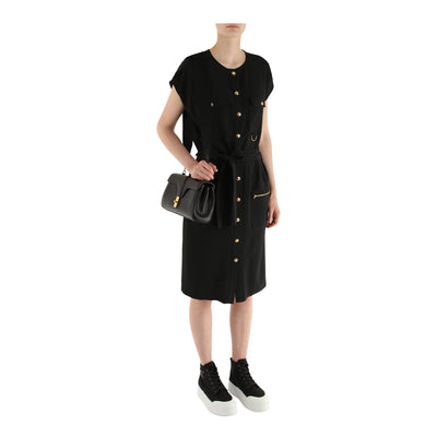 Kleid aus Sablé-Viskose