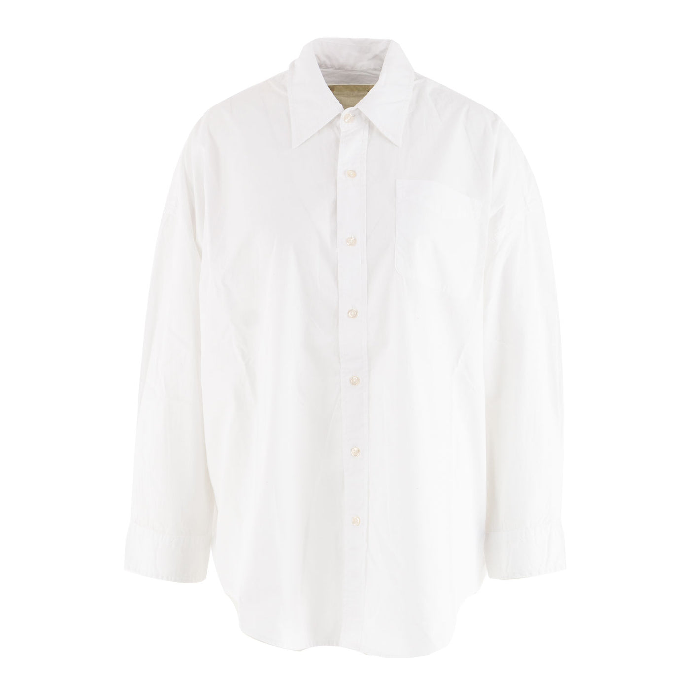 Bluse Dropneck Oxford aus Baumwolle