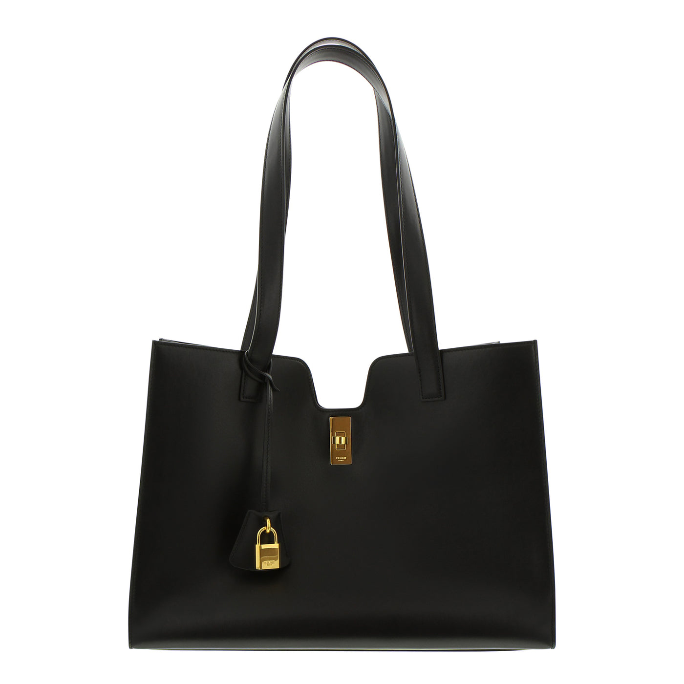 Tasche Cabas aus glattem Kalbsleder