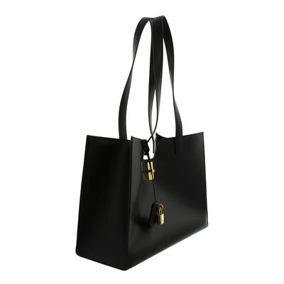 Tasche Cabas aus glattem Kalbsleder